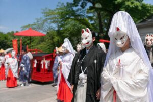 高崎市 みのわの里のきつねの嫁入り
