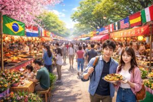 活きな世界のグルメ横丁