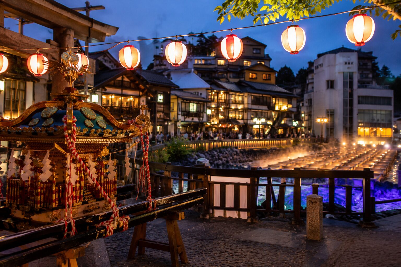 白根神社夏祭り
