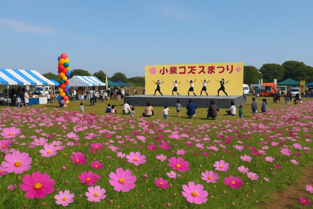 現在の画像: 小泉コスモスまつり
