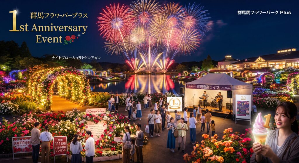 現在の画像: 前橋市｜ぐんまフラワーパークプラス1周年記念