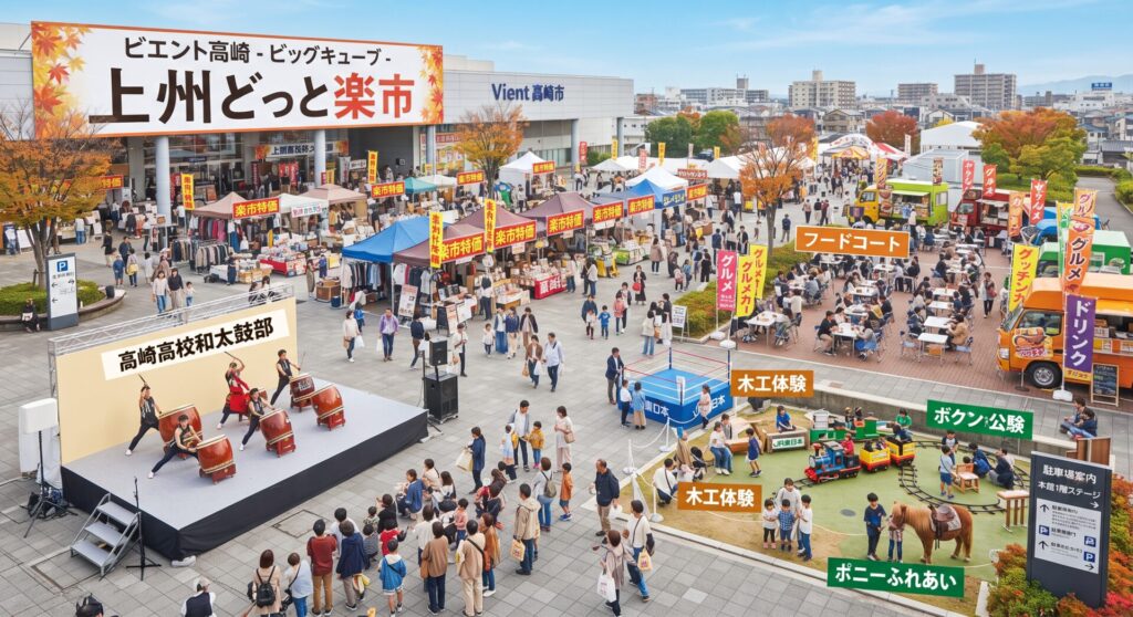 高崎市 秋の上州どっと楽市