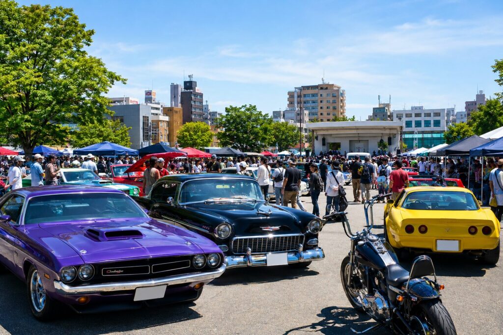 現在の画像: アメリカ車＆バイクが集結する交流イベント