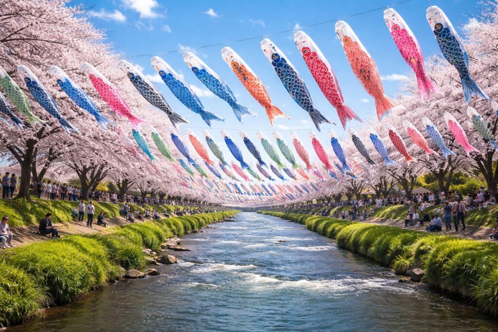 現在の画像: 館林こいのぼりの里まつり