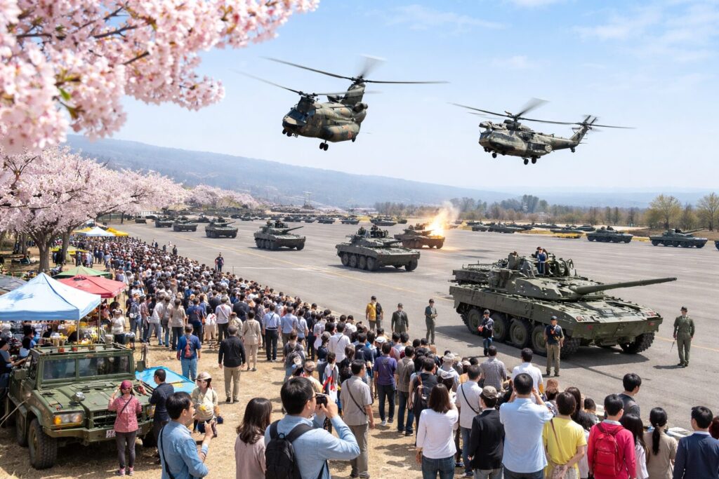 現在の画像: 相馬原駐屯地記念行事