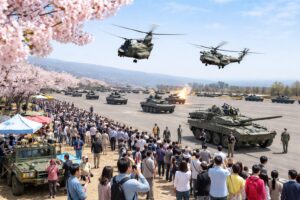 相馬原駐屯地記念行事