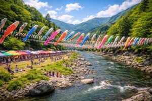 神流町 鯉のぼり祭り