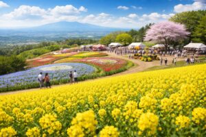 鼻高展望花の丘 菜の花祭り