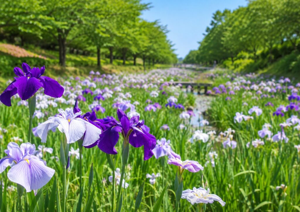 伊勢崎市 赤堀花しょうぶ園