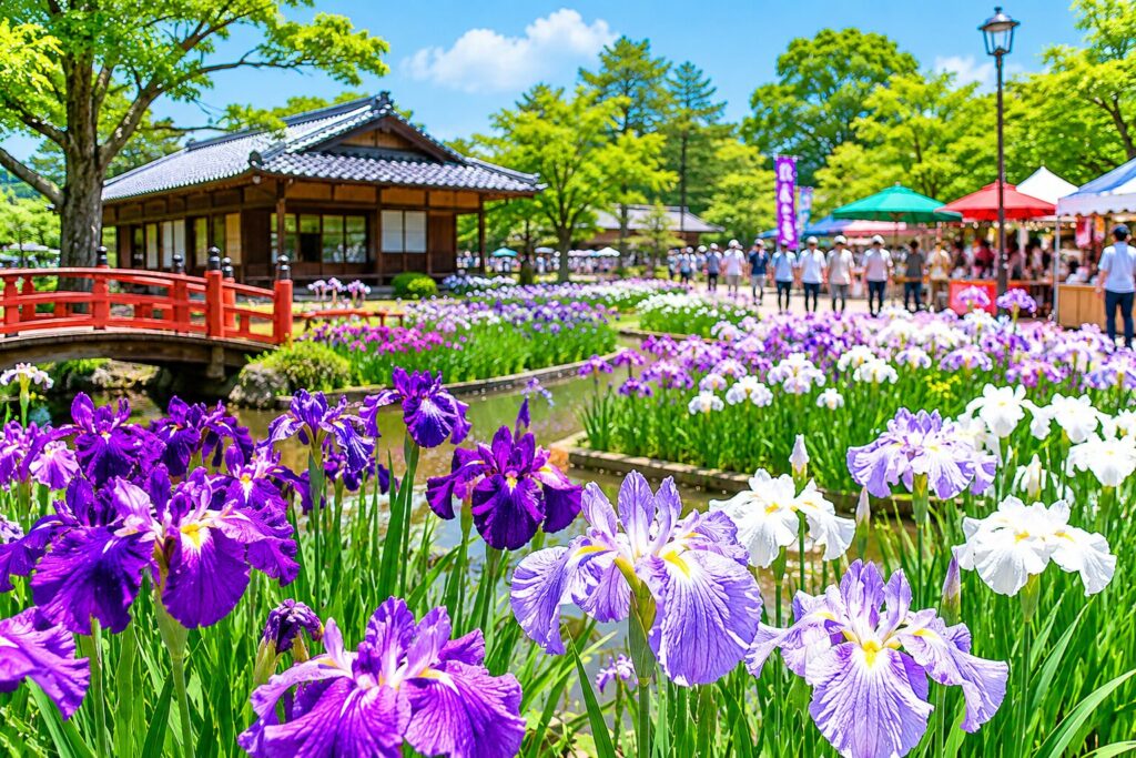 館林市・花菖蒲まつり
