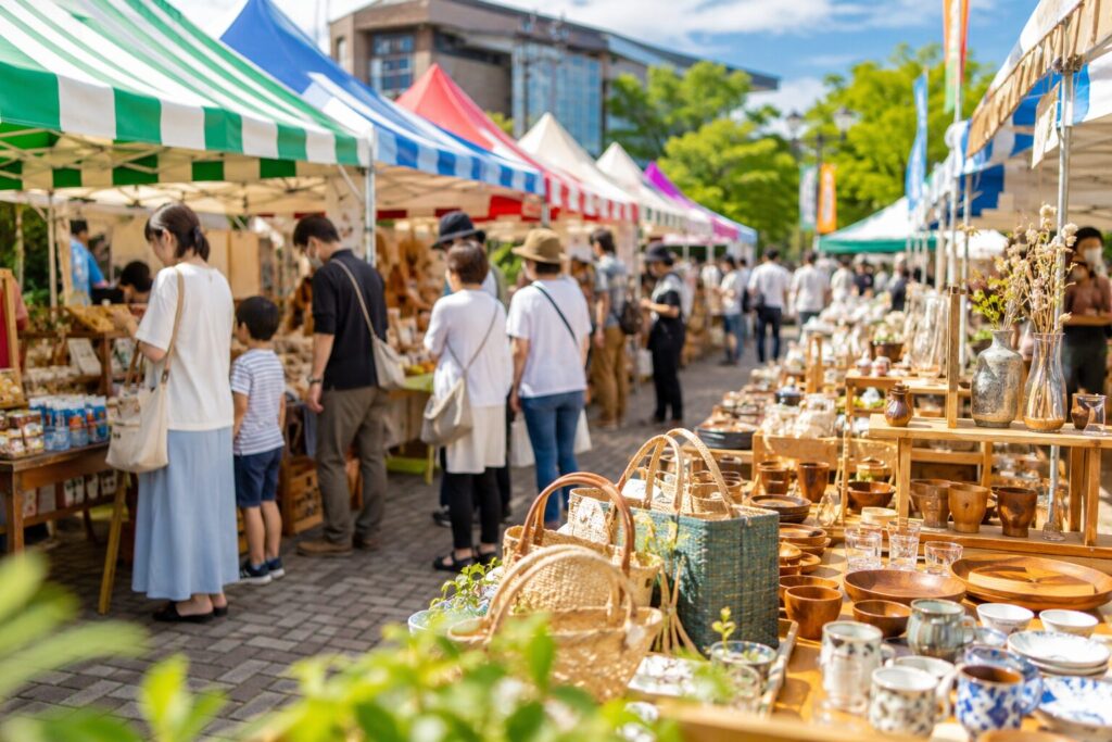 現在の画像: 桐生市「じばさん夏の市」