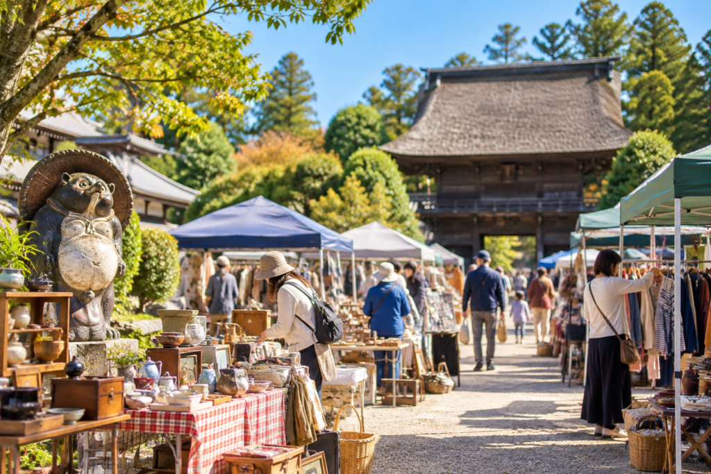 館林市・茂林寺フリーマーケット