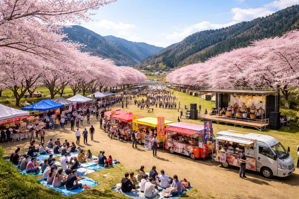 現在の画像: くろほね桜まつり