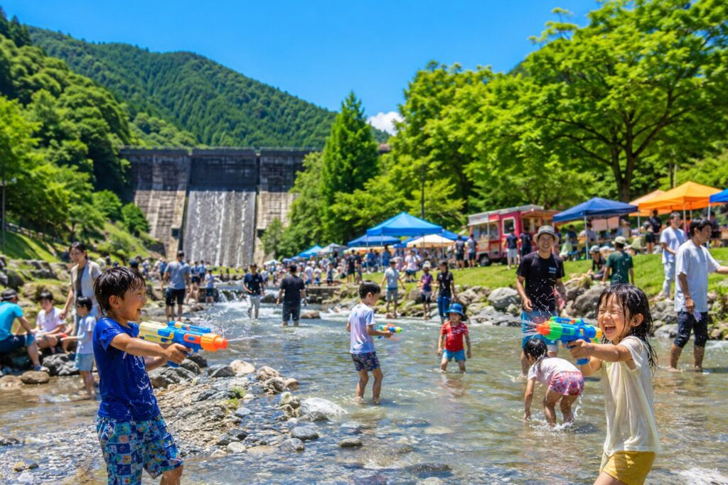 現在の画像: 四万水涼祭