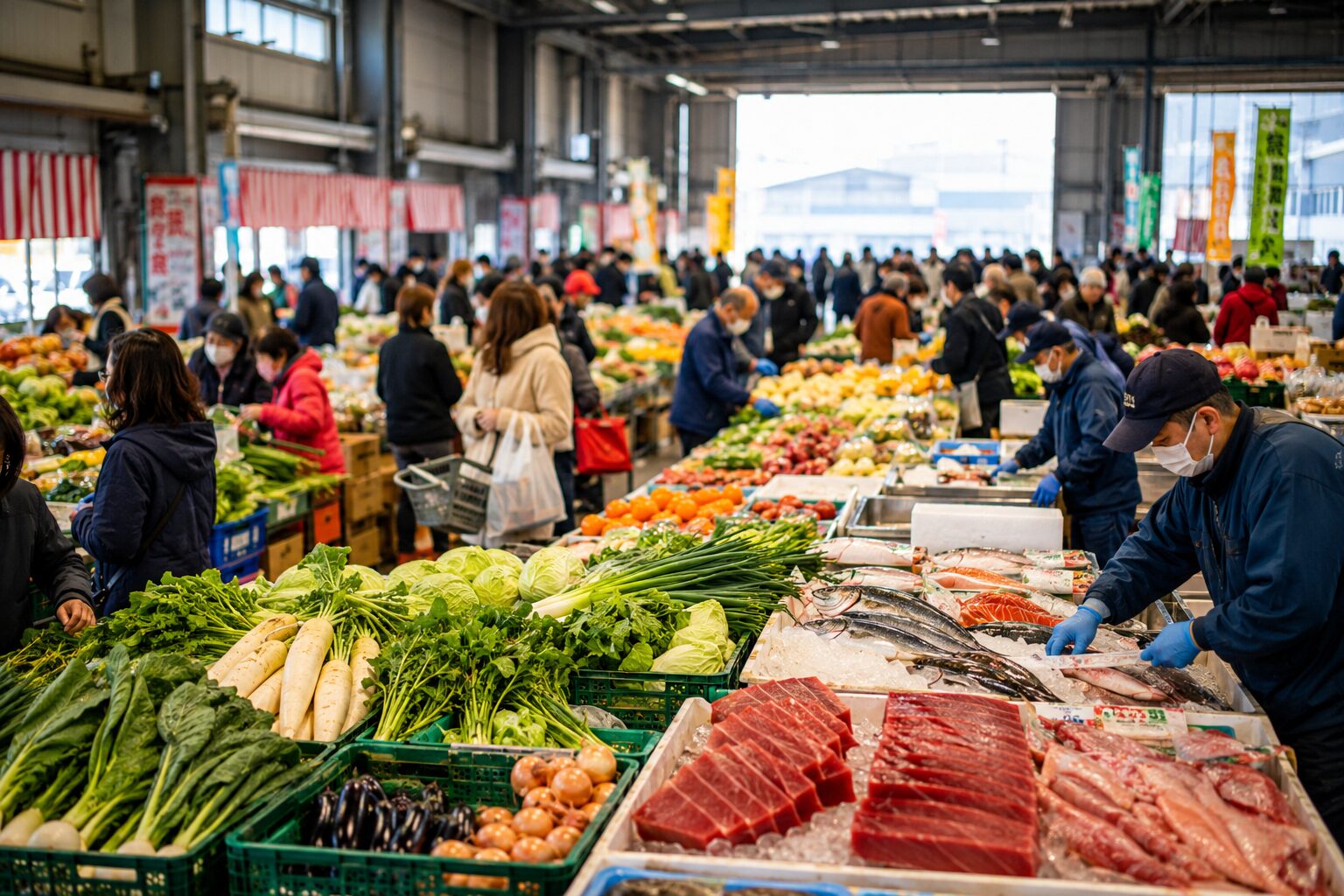 前橋総合卸売市場だんべえ市
