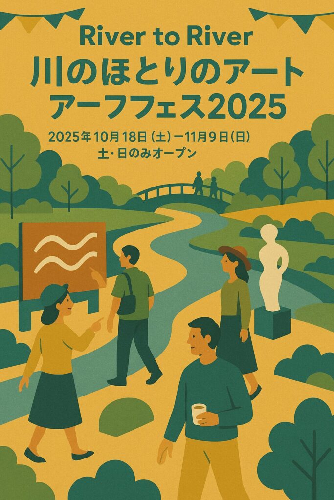 現在の画像: River to River 川のほとりのアートフェス
