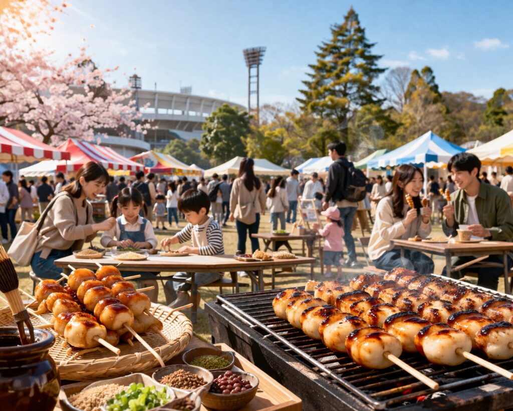 現在の画像: 焼きまんじゅうフェス