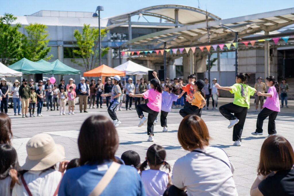 現在の画像: 桐生駅前ダンスフェスティバル