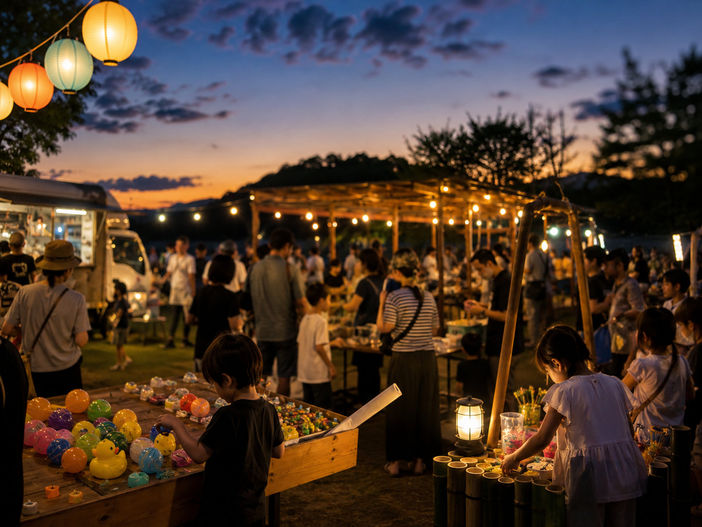 みどり市・ながめ夜市
