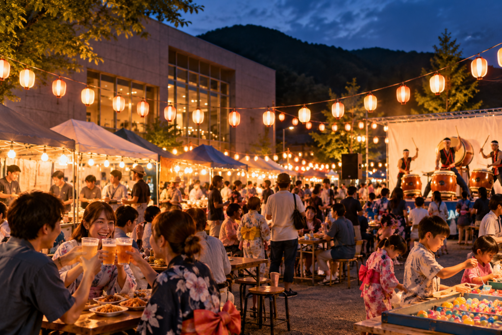 藤岡市「鬼石夜市」