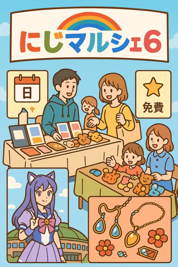 ぐんま同人＆ハンドメイド即売会「にじマルシェ６」