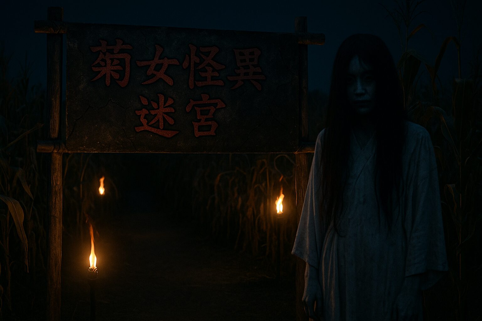 野外お化け屋敷「菊女怪異迷宮」
