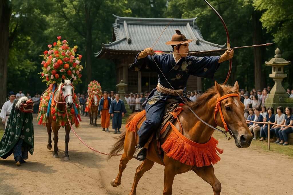 現在の画像: 土師神社の秋祭り