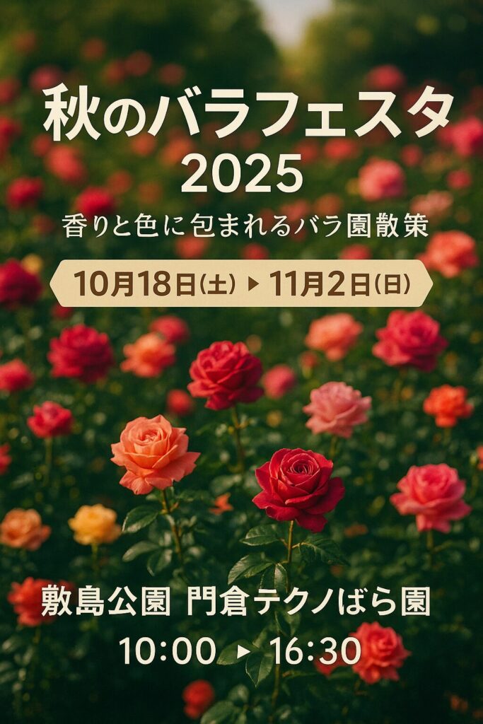現在の画像: 秋のバラフェスタ
