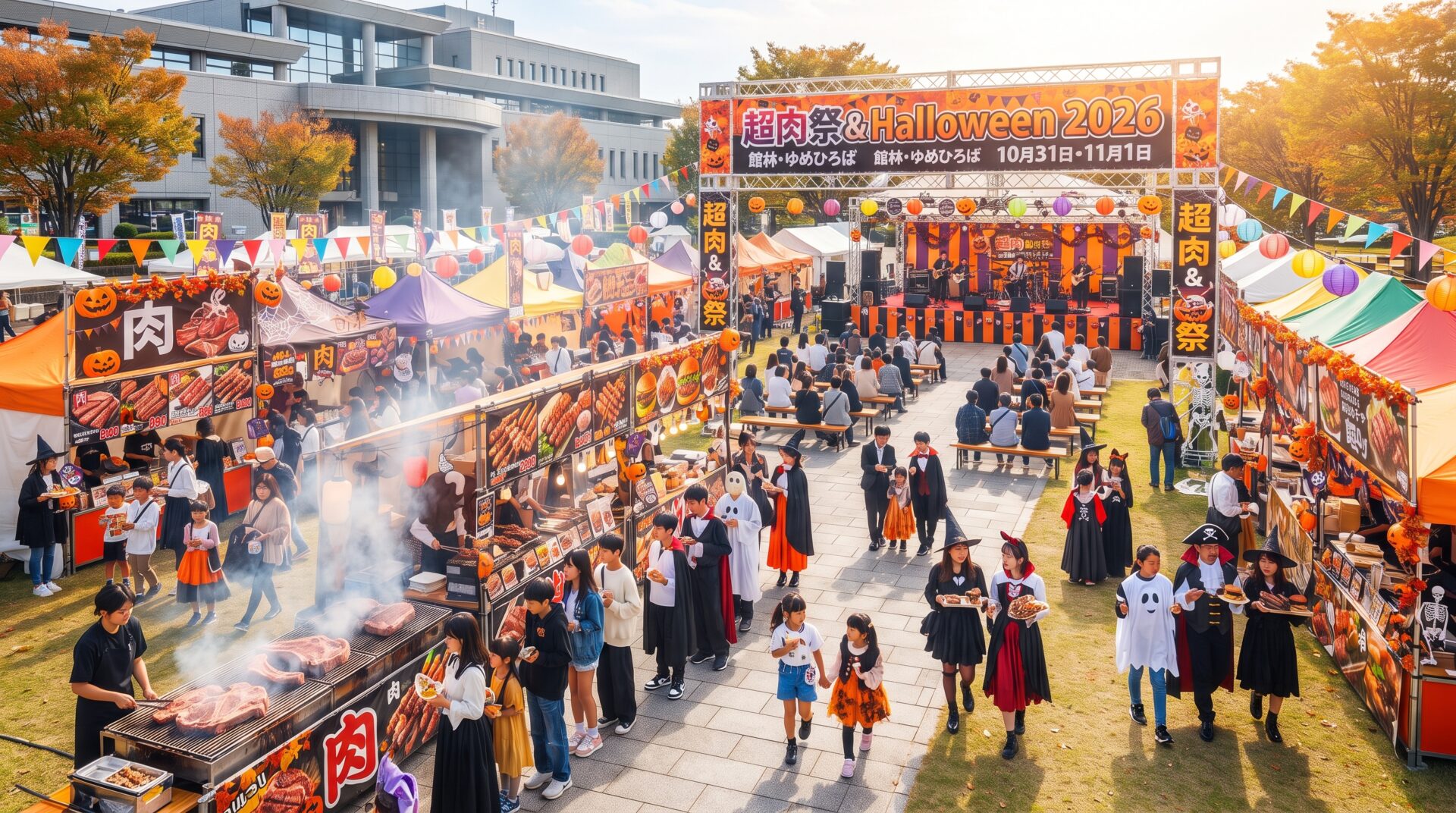館林市「超肉祭＆Halloween 2026」