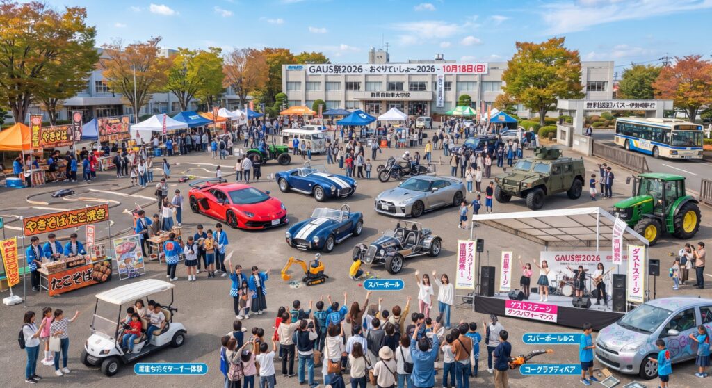 伊勢崎市「GAUS祭2026」