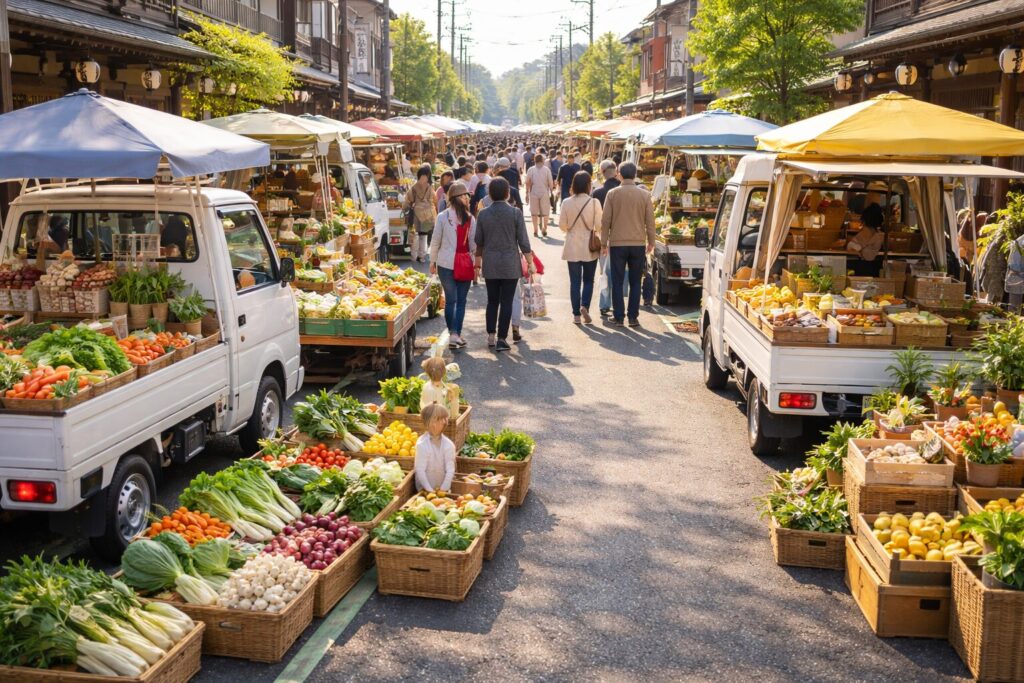 現在の画像: いせさき軽トラ朝市
