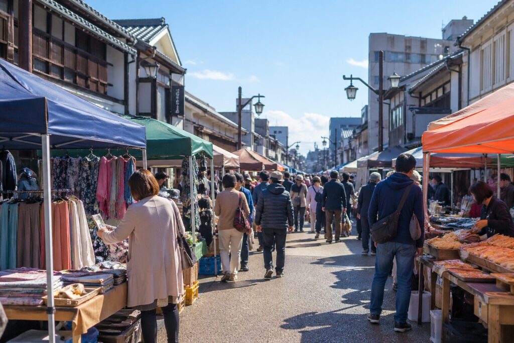 現在の画像: 桐生市・買場紗綾市