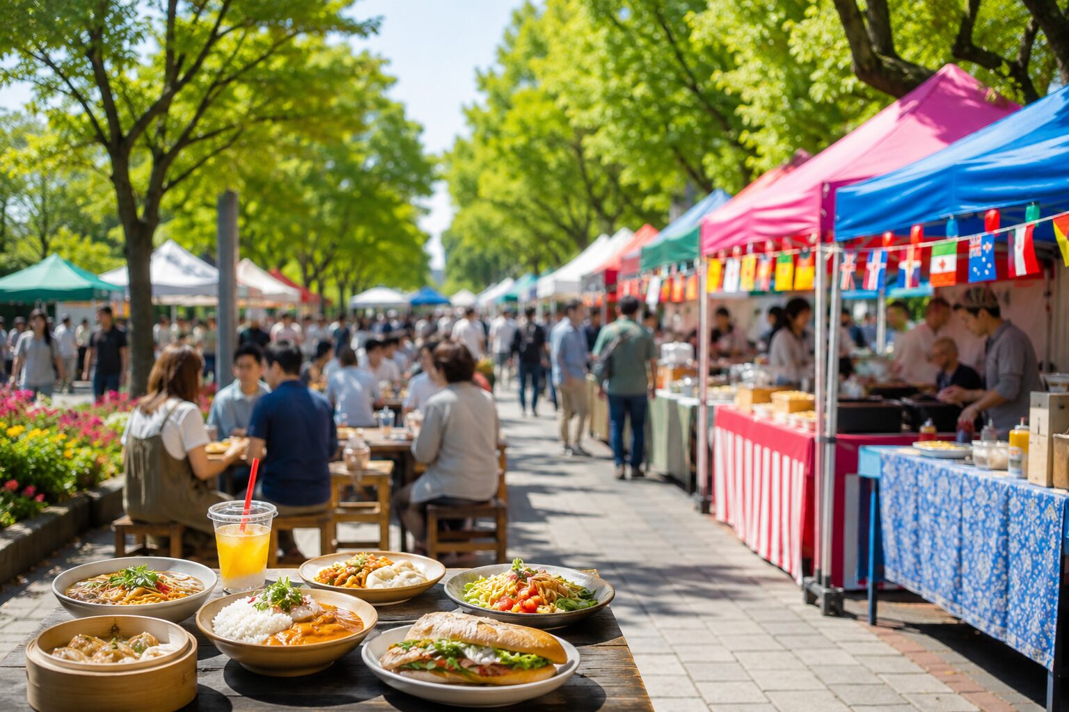 大泉町 活きな世界のグルメ横丁