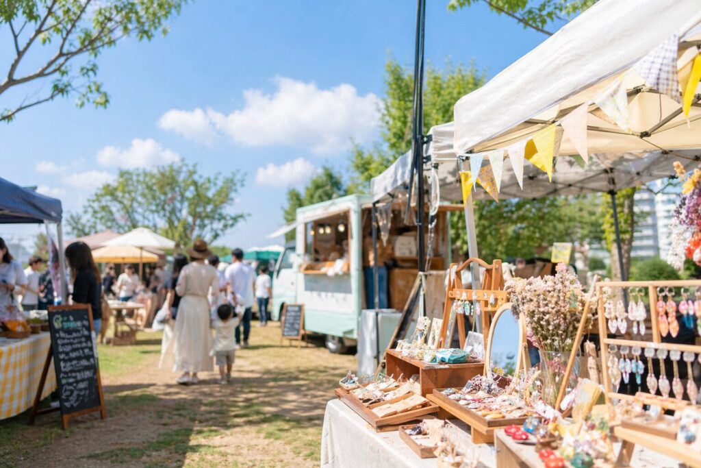 現在の画像: 青空でんえんマルシェ