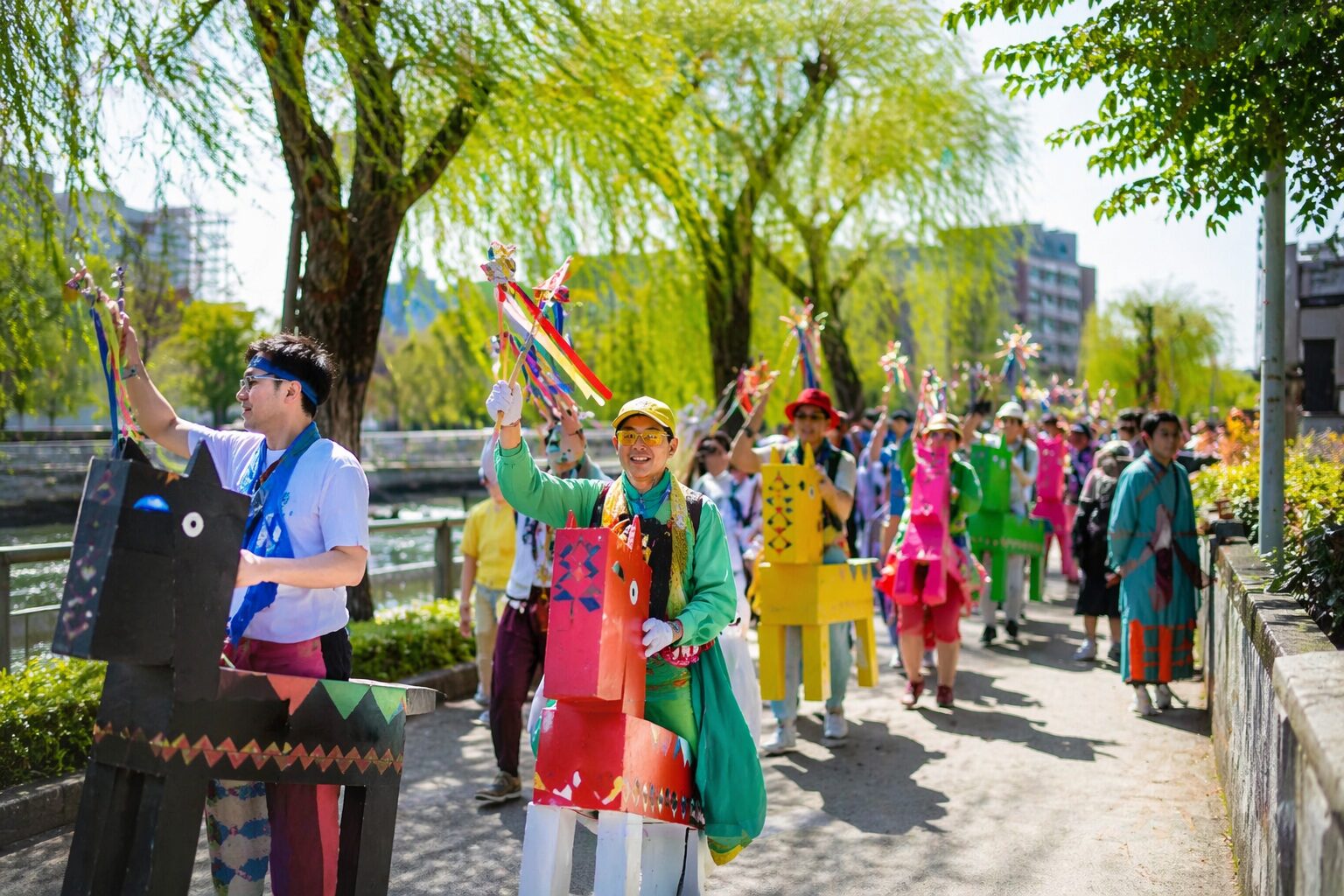 前橋市・春の駅家の木馬祭り