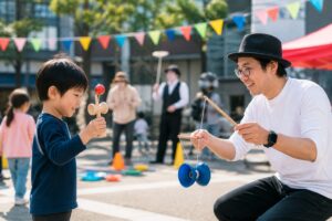 前橋市｜けん玉・コマ回しフェスティバル