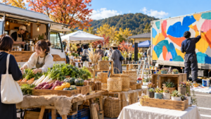 館林市・食とアートの秋マルシェ