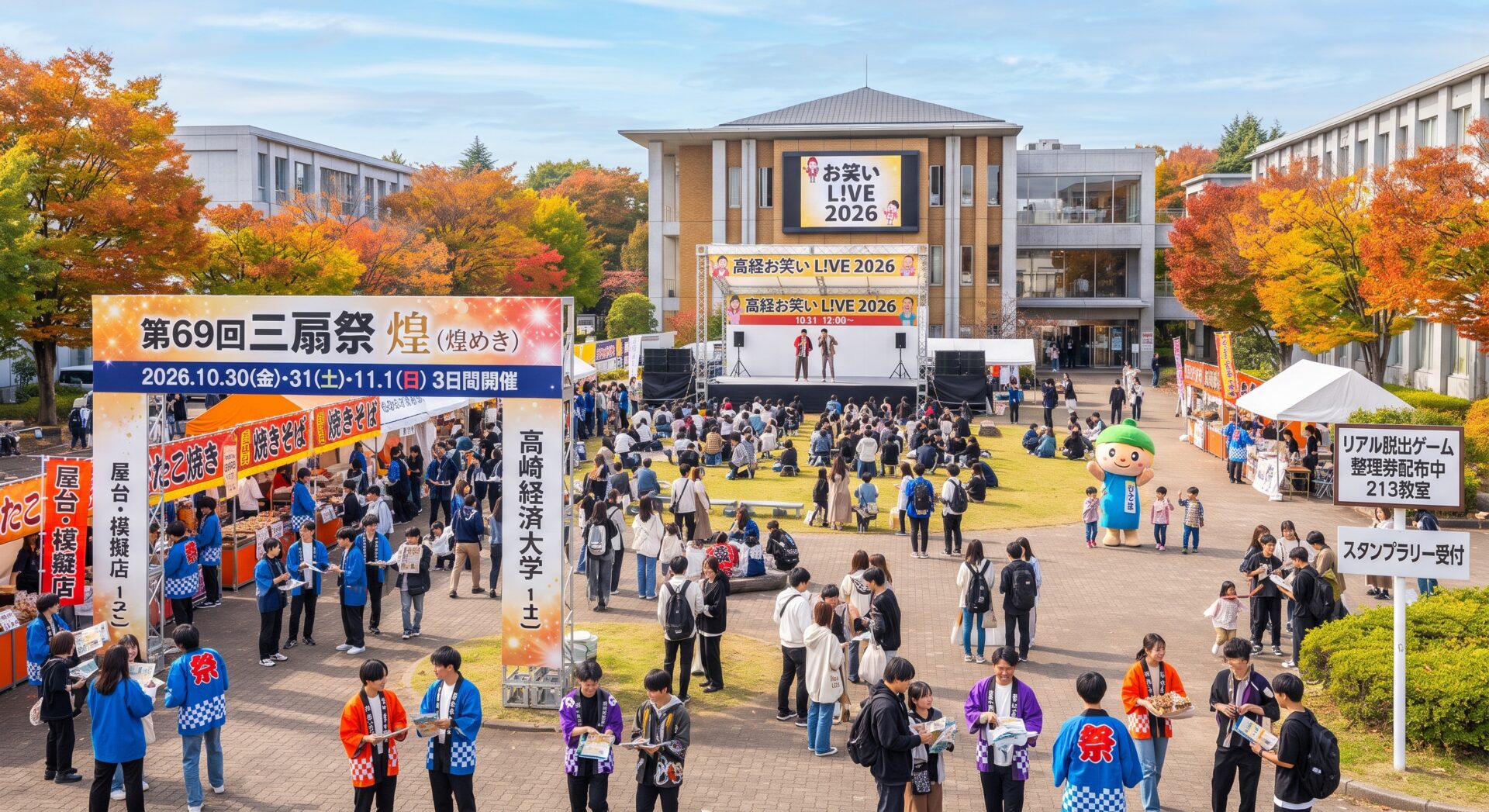 三扇祭｜高崎経済大学の大学祭